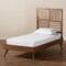 Baxton Studio Gemma Mid-Century Modern Transitional Walnut Brown Finished Wood Twin Size Platform Bed 187-11142-11159-Zoro - alternate 9